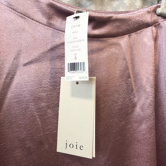 NWT JOIE • Purple alberic a line satin skirt 8 - Picture 2 of 6